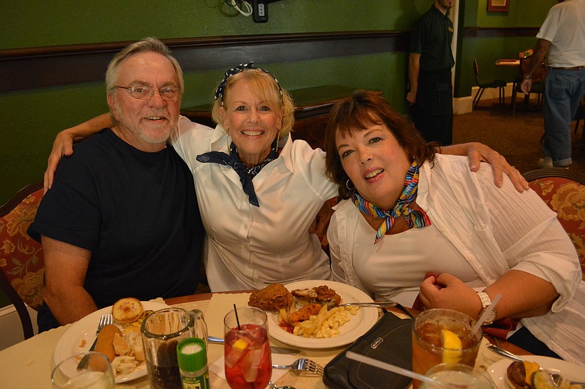Ed and Susie Wolff pose with Barb Blevins.