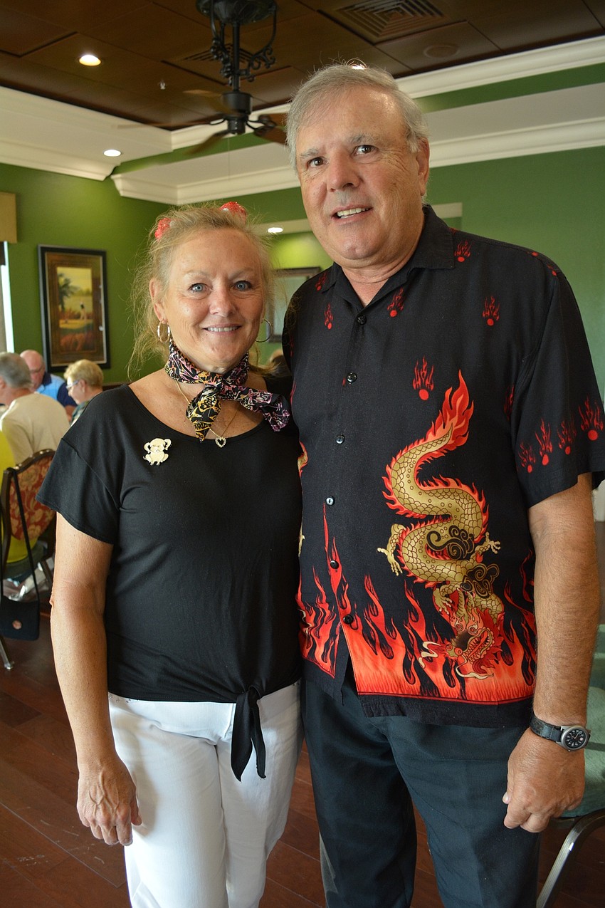 Eileen and Frank Barchi enjoy the evening.