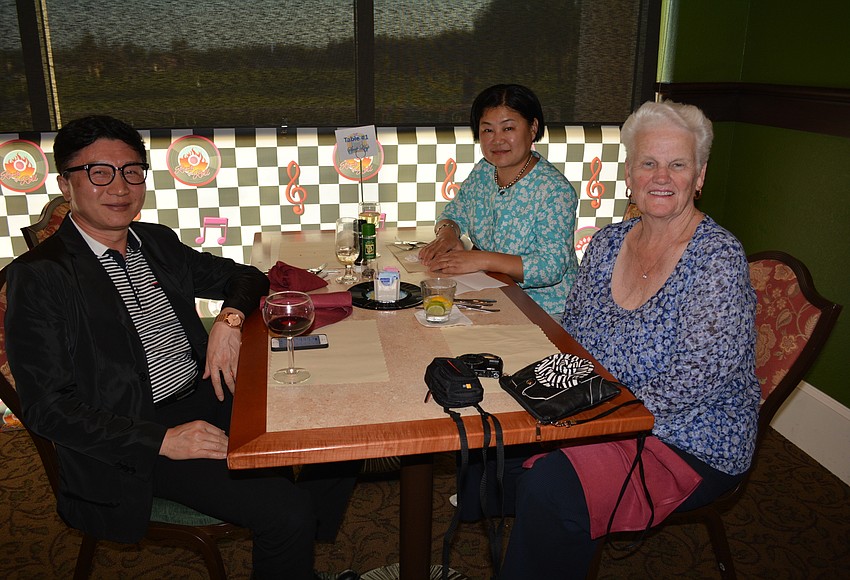 Your Observer Photo James Jang and Amber Wei join Judy Strobhar