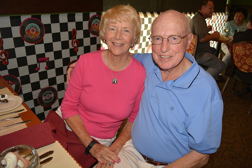 Audrey and John Riley say the night's theme brings back memories.