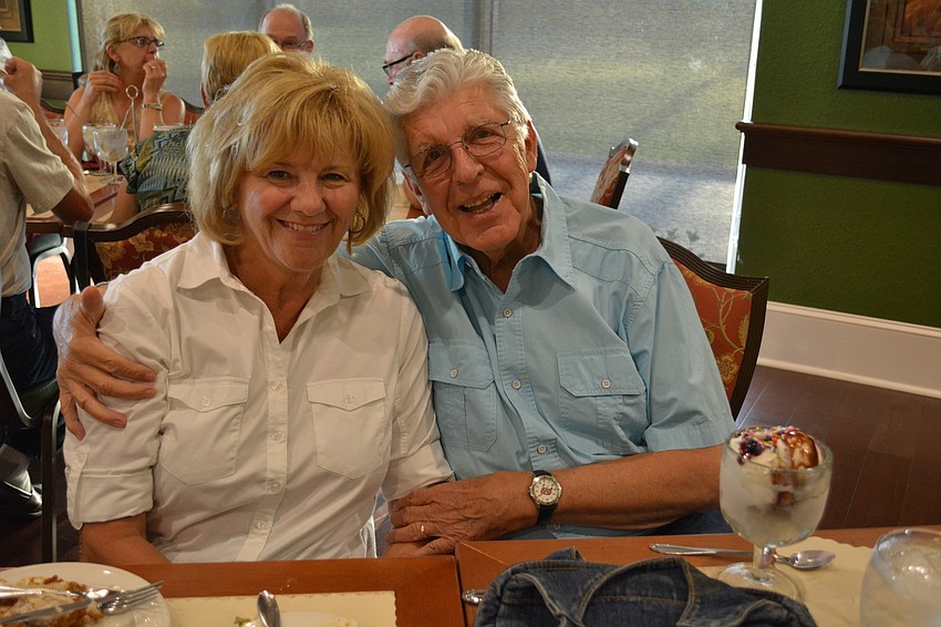 Joyce and Jim Chaffee are all smiles.