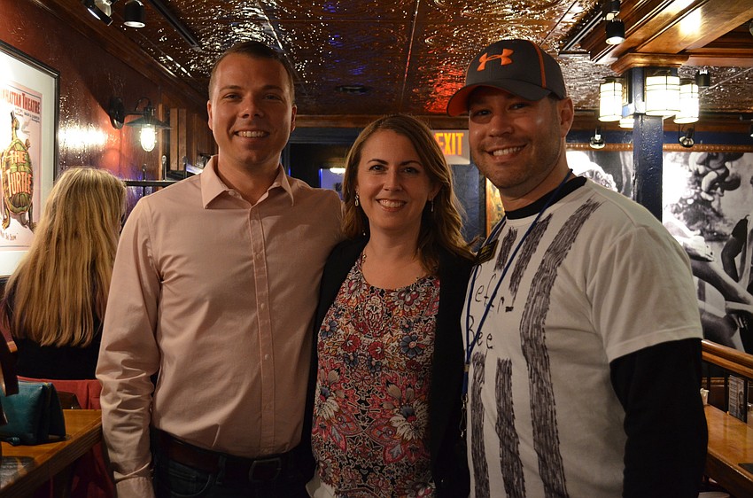 Brad and Rebecca Williams and Adam Hughes