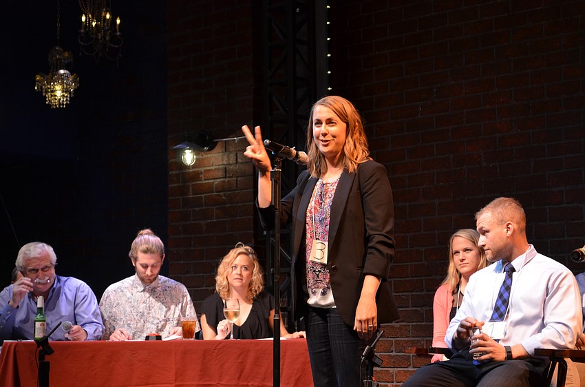 Rebecca Williams successfully spells her first word 