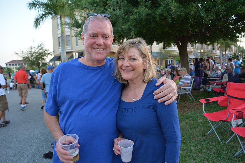 Jack and Sue Wilhelm, of Sarasota, say they try to attend every Music on Main.