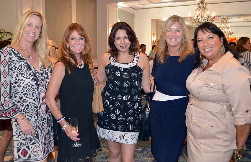 Kim Harris, Karin Leereveld, Jen McClain, Michelle Jorgensen and Fabiola Beckman