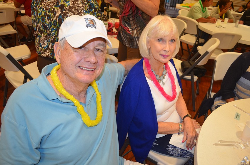 Andrew and Maureen Cotsanas wait for their food to arrive.