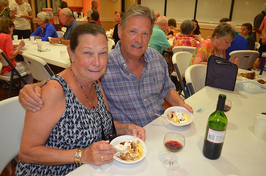 Janice and Stan Wrubleski enjoy a night out with friends.