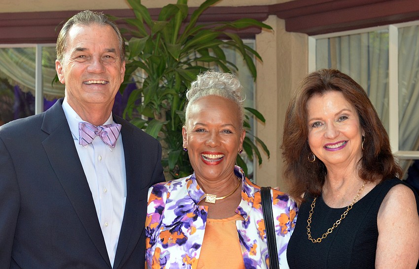 Bill Partridge, Myrtis White and Debbie Partridge