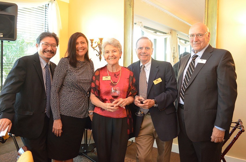Gordon and Arlene Okawa, Adrienne and Carmine Cipolla with Rick Banks