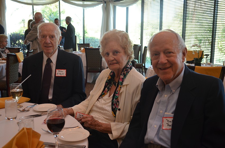 John and Alva O'Neill with Dale Rieth