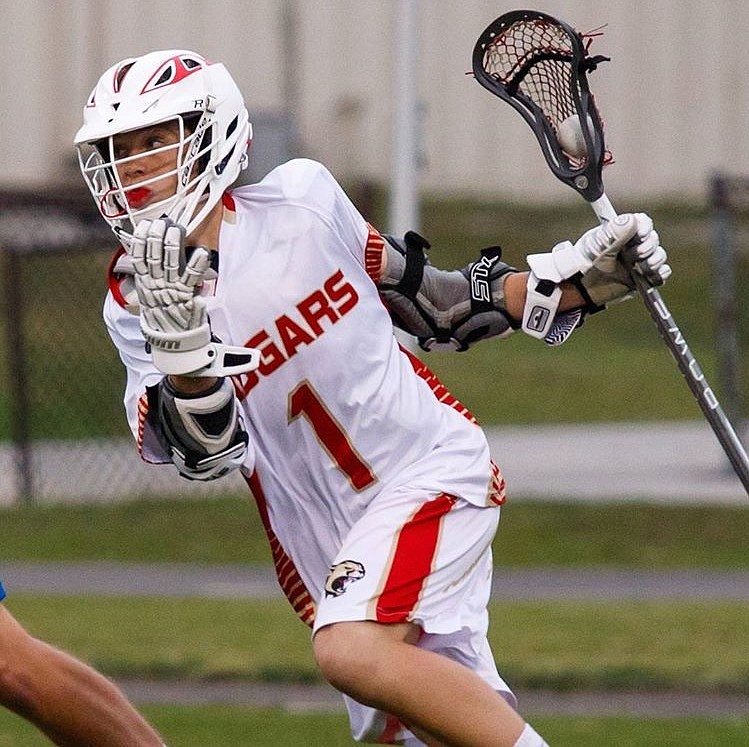 Cardinal Mooney's MJ McMahon scored six goals and added four assists in the Cougars 16-11 victory against Riverview April 1. (courtesy photo)