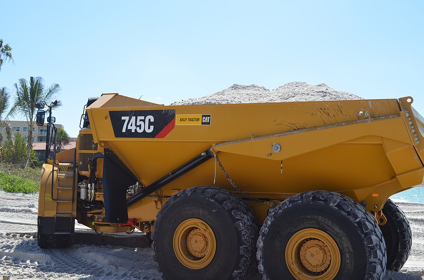 The mid-Key beach project will cost about $10 million.