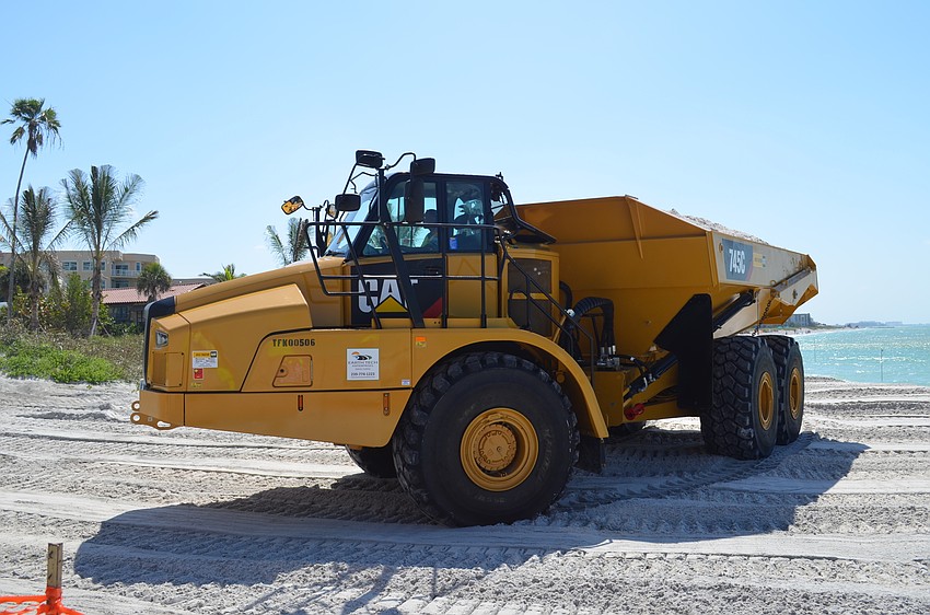 The truck haul should end in October.