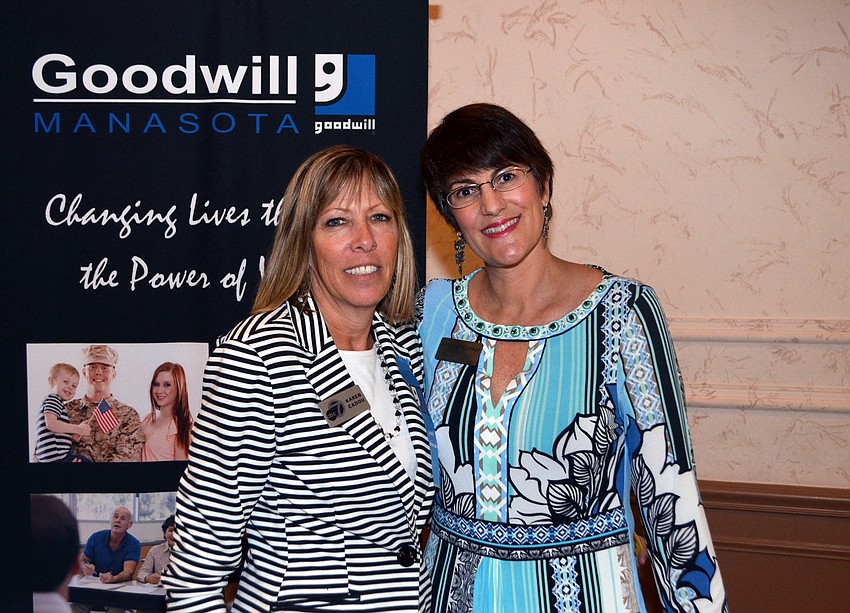 Karen Cadou and Sharon Kunkel