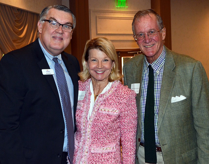 Jim Roque with Jeanie and Sandy Kirkpatrick