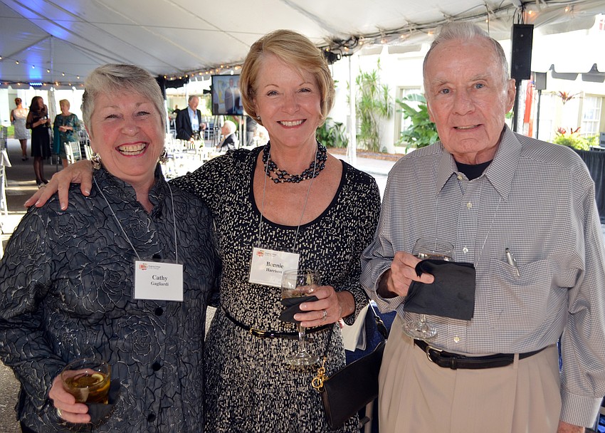 Cathy Gigliardi with Bonnie and Jack Harrison