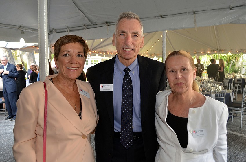 Barbara Marini, Michael Eastman and Paulette Chaplin