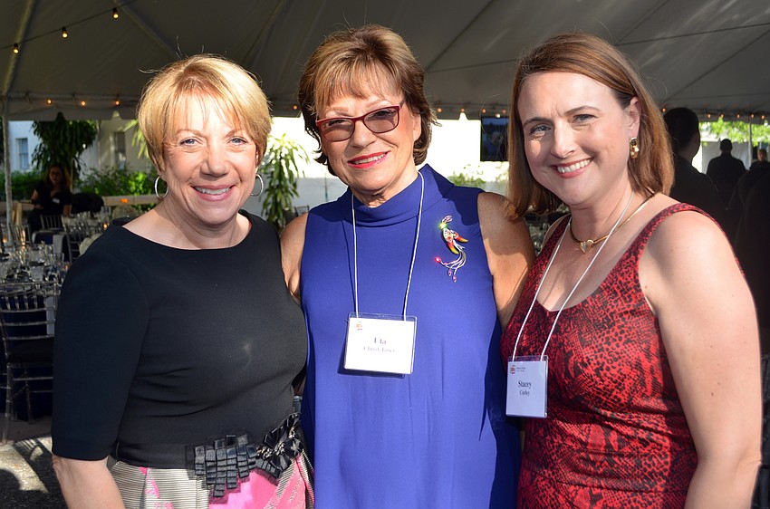 Pat Thompson, Uta Christ-Janer and Stacy Corley