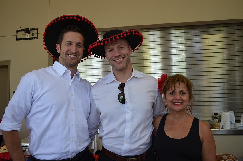 The Colonial Life group brought a taste of Spain to Hob Nob. Craig Miller, Mark Luther and Nyra Velasco