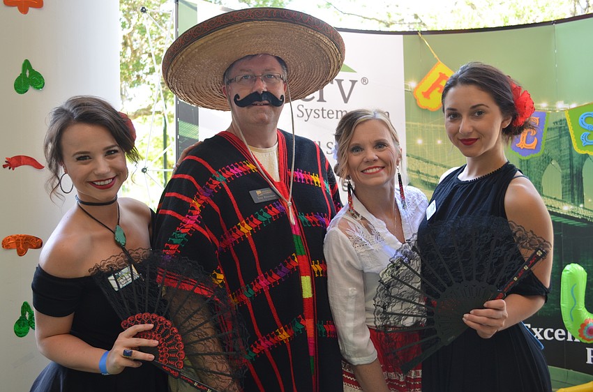It was a fiesta at the PayServ booth with Gigi Kovach, Troy Peterman, Alison Simmons and Shelby Medico.