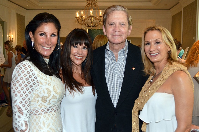 Andrea Matter and Janet Bayden with Dr. Joe and Michele Gallagher