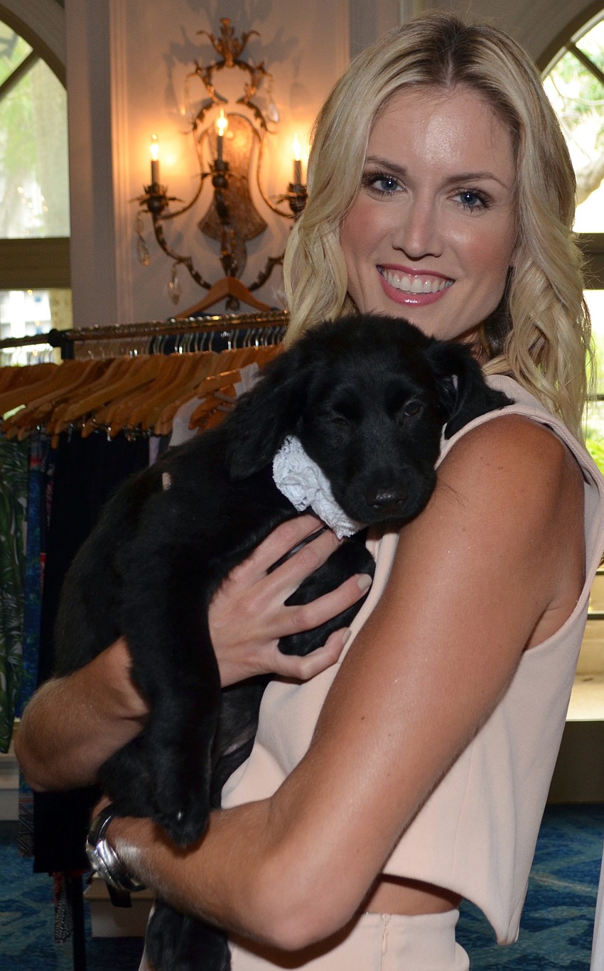 Sara Ferguson with Buttercup