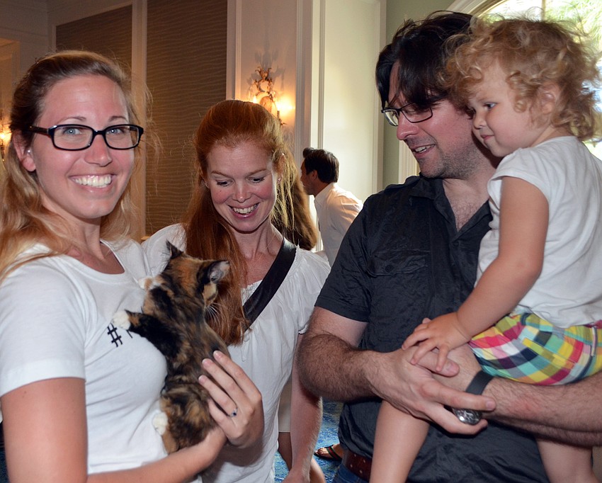 Kate Fodos with Hope, Georgia Hodgen, Sam Charles and Tiger