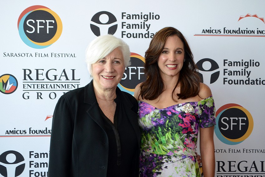 Featured guest Olympia Dukakis and Chairwoman Jennie Famiglio