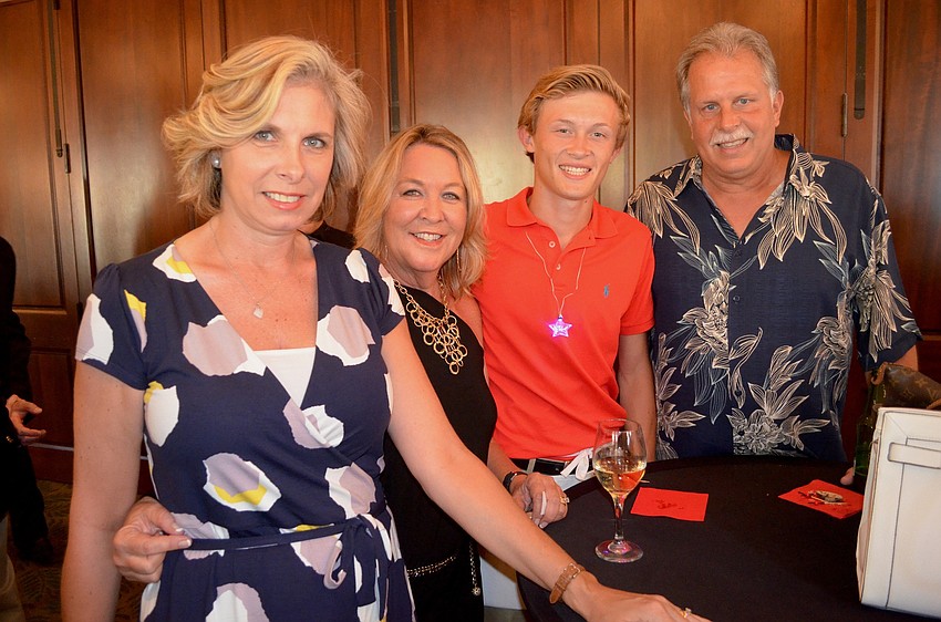 Catherine Garey and Robin, Alex and David Turner