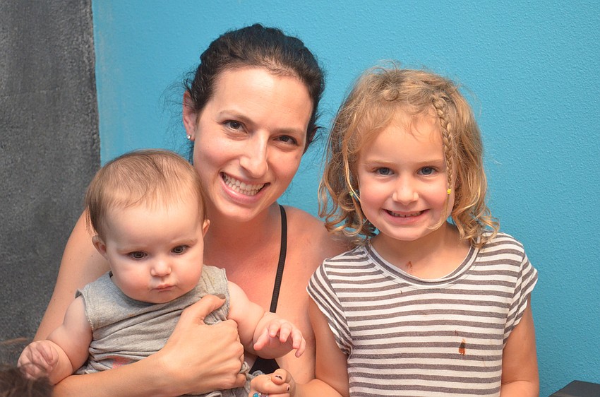 Kyla  Weiner with Amara and Marin