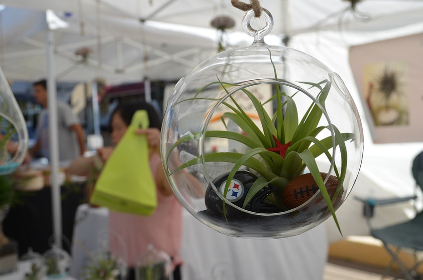 Ornaments from the Modern Look Succulent booth.