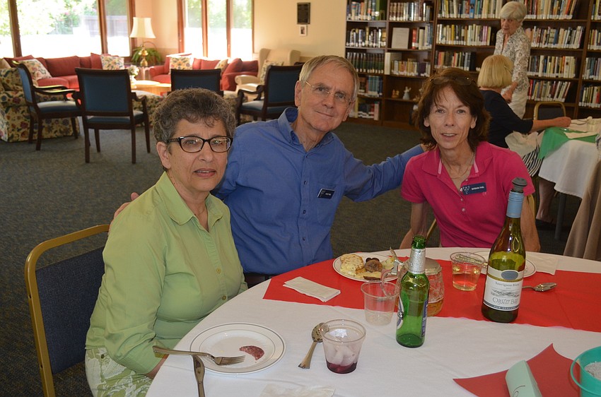 Wafa Danner with Fritz and Barbara Thiel