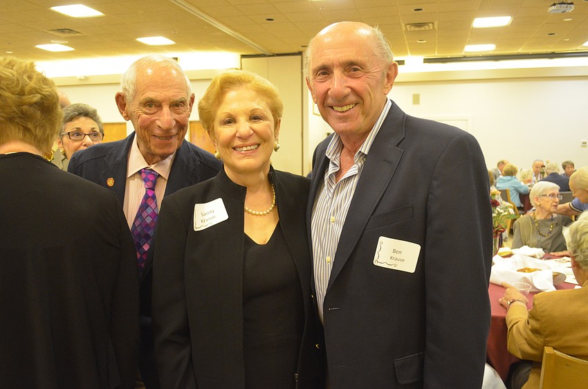 Harold Ronson with Sandy and Ben Krause