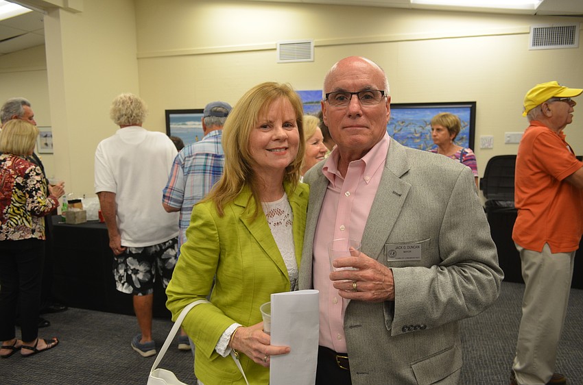 Debbie and Mayor Jack Duncan