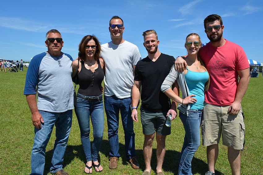 Lakewood Ranch's Bill Torpy, Doreen Wilson, Paul Kus, Colin Hinsberg, Brandi Wanecski and Adam Beaman came out to support charity and because of the beautiful weather.