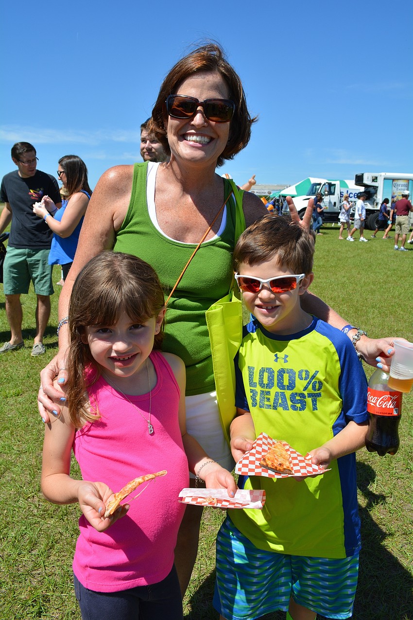River Club's Paddi Juliano attends with her children, Bella and Nico, and husband, Frank, not pictured.