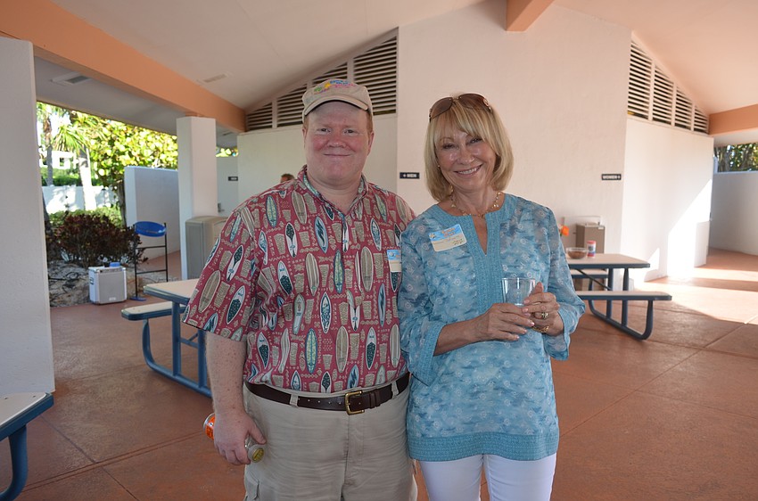 Association Vice President Mark Hullinger and Kathie Viner