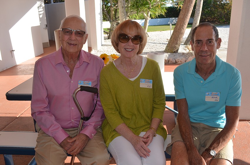 Merrill and Sheila Zinder with David Greene