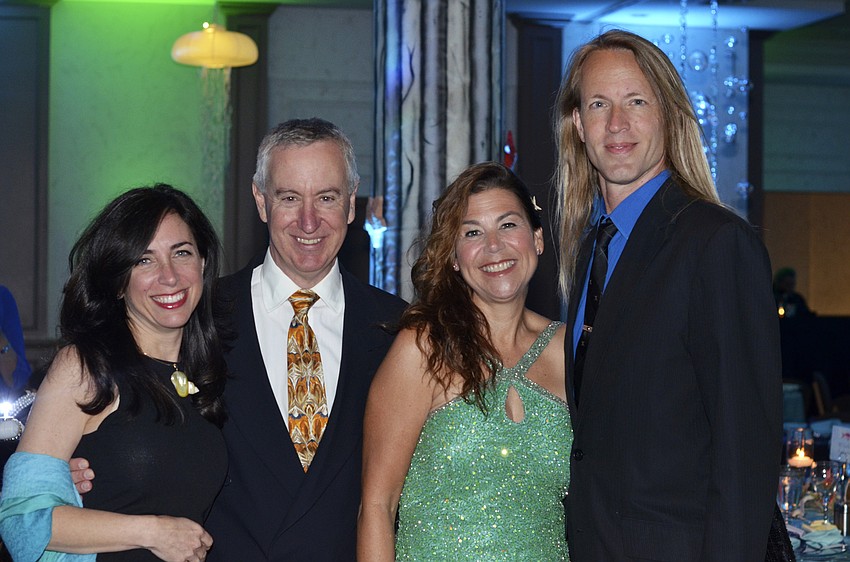 Michelle Miller and Charles Labiner with Paula Murray and Frank Filipanits