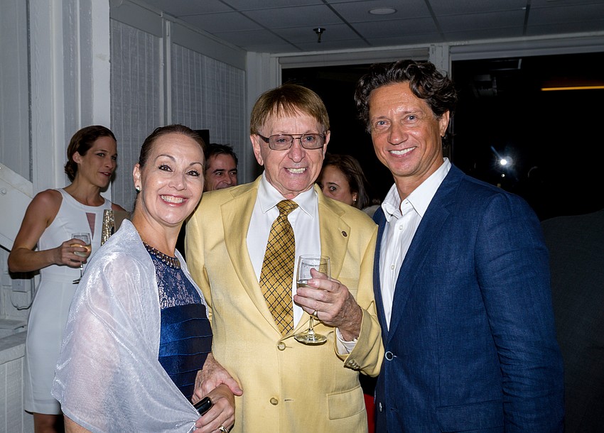 Diane Partington, former Artistic Director Robert de Warren and Alexei Dovgopolyi