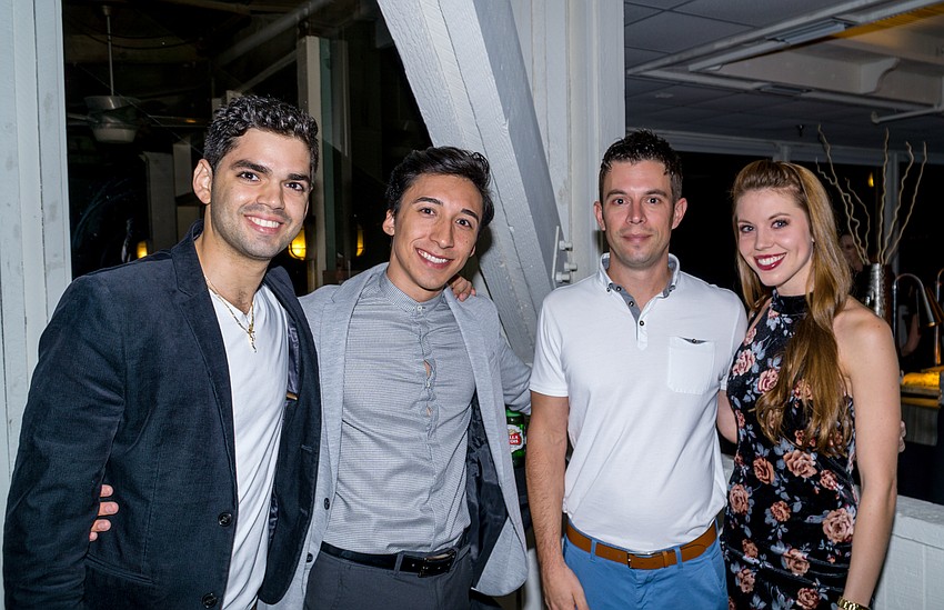 Edward Gonzalez, Patrick Ward, Kenny Rachon and Abbey Kay