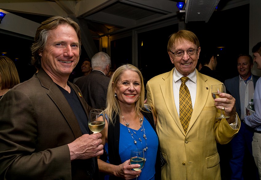 Paul Boivin and Kathryn Dandois-Boivin with former Artistic Director Robert de Warren