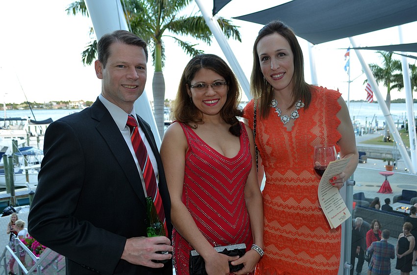 Chris and Katie Chiaro with Kate Ross