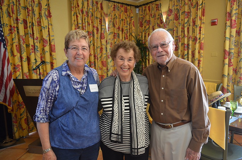 Sarah Tate and Carole and Ira Singer