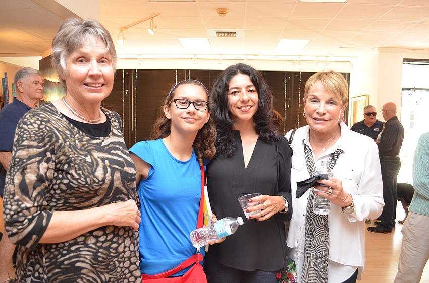 Diania Shapiro, Sofia and Bibian Herman with Nancy Gacioch