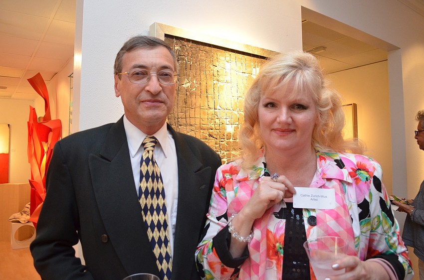 Michael and artist Cathie Zurich-Wus