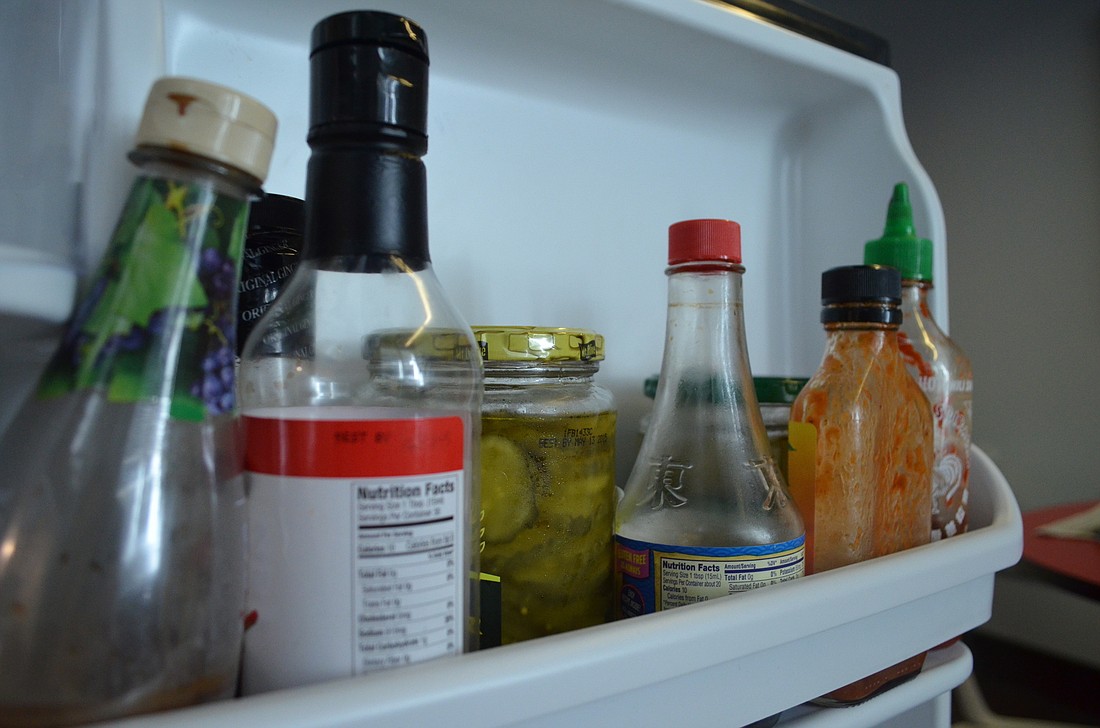 Take advantage of spring cleaning to clear out unused food in your refrigerator.