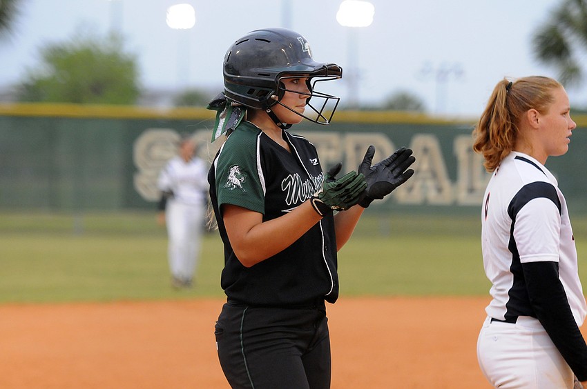 Lakewood Ranch's Mackenzie Meyer had two hits, two RBI and scored two runs.