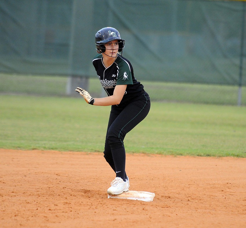 Lakewood Ranch's Courtney McClellan drove in a run in the first inning.