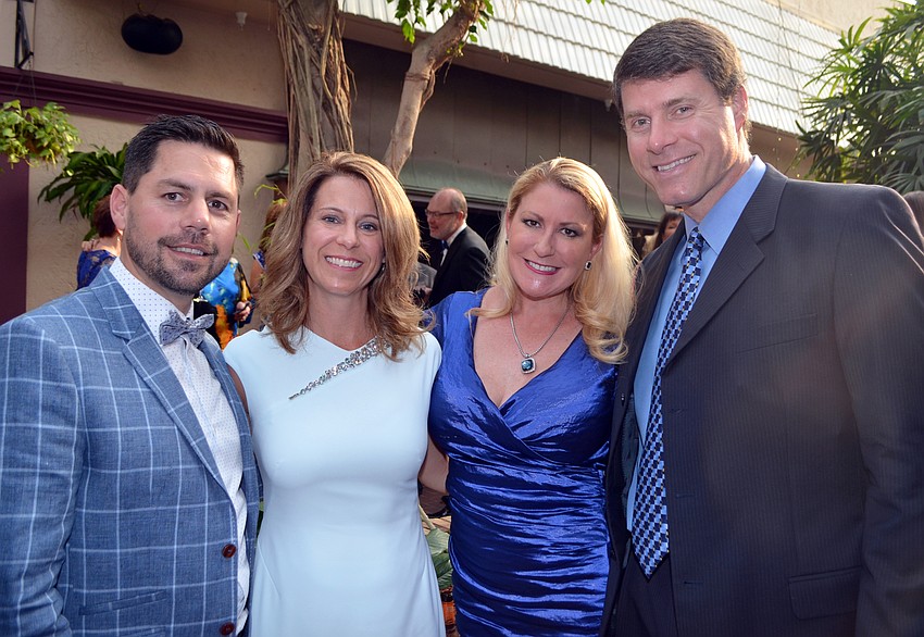 Mike and Tina Granthon with Hope and Scott Wenk